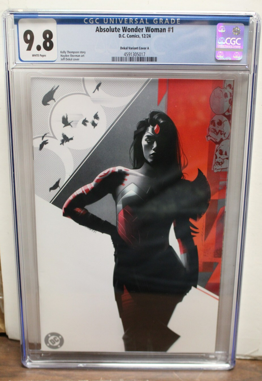 ABSOLUTE WONDER WOMAN #1 (2024) CGC 9.8, Kelly Thompson, Jeff Dekal, DC Comics